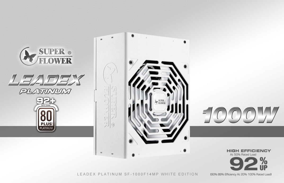 Super Flower Leadex Platinum SE 1000W 80+ Platinum White | 10 